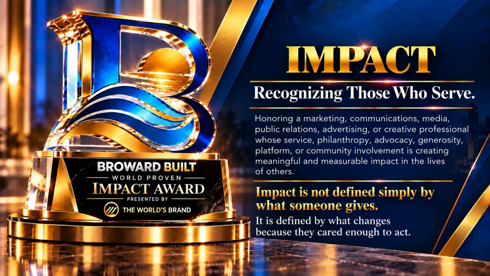 Impact Award — Recognizing Those Who Serve