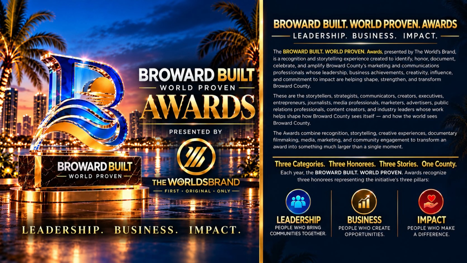 Broward Built Awards — Leadership, Business, Impact