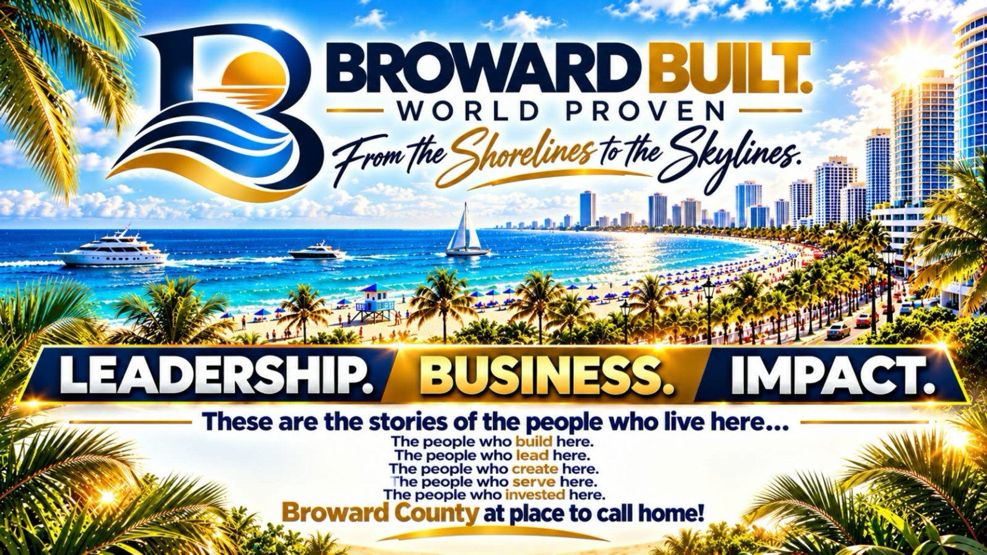 Broward Built. World Proven. From the Shorelines to the Skylines.